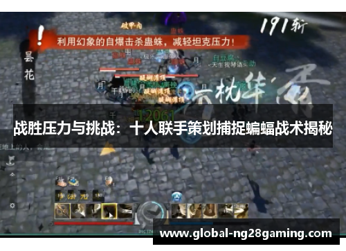 战胜压力与挑战：十人联手策划捕捉蝙蝠战术揭秘